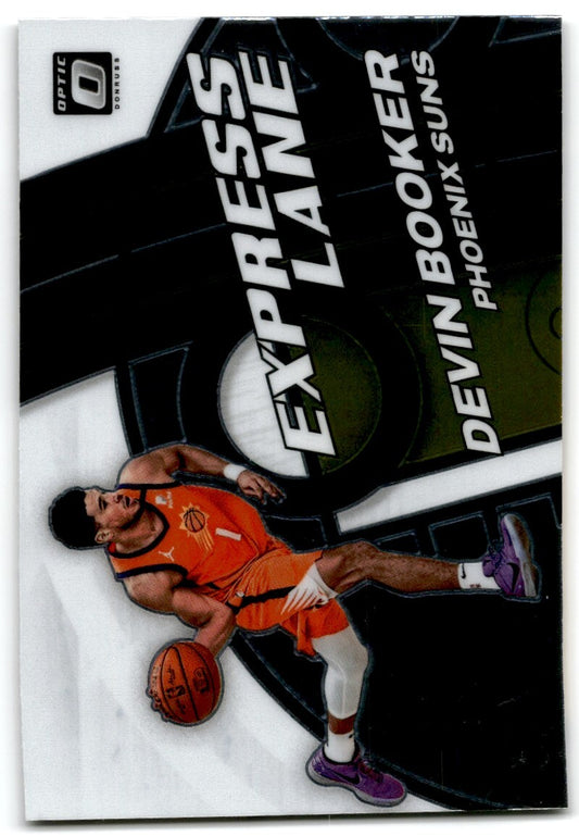 2021-22 Donruss Optic Express Lane Devin Booker Phoenix Suns #18