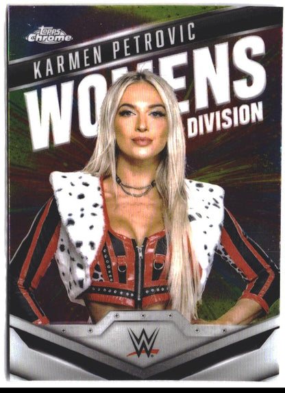 Karmen Petrovic #WD-KAR 2025 Topps Chrome WWE Women's Division
