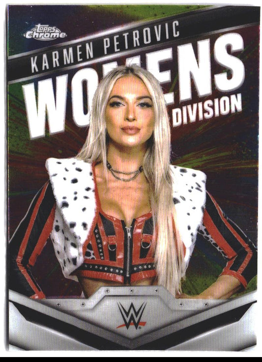 Karmen Petrovic #WD-KAR 2025 Topps Chrome WWE Women's Division