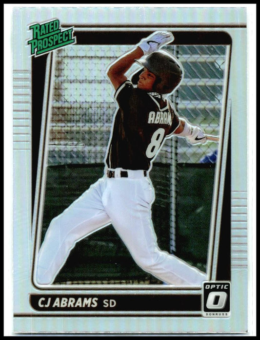 2021 Donruss Rated Prospects Holo #RP9 CJ Abrams San Diego Padres