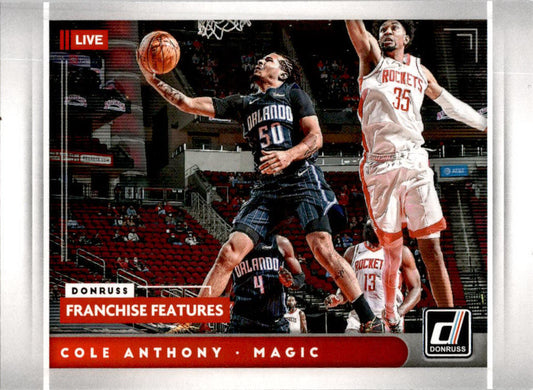 2021-22 Donruss Franchise Features #21 Cole Anthony Orlando Magic