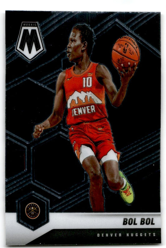 2020-21 Panini Mosaic Bol Bol Denver Nuggets #169 Die-Cut