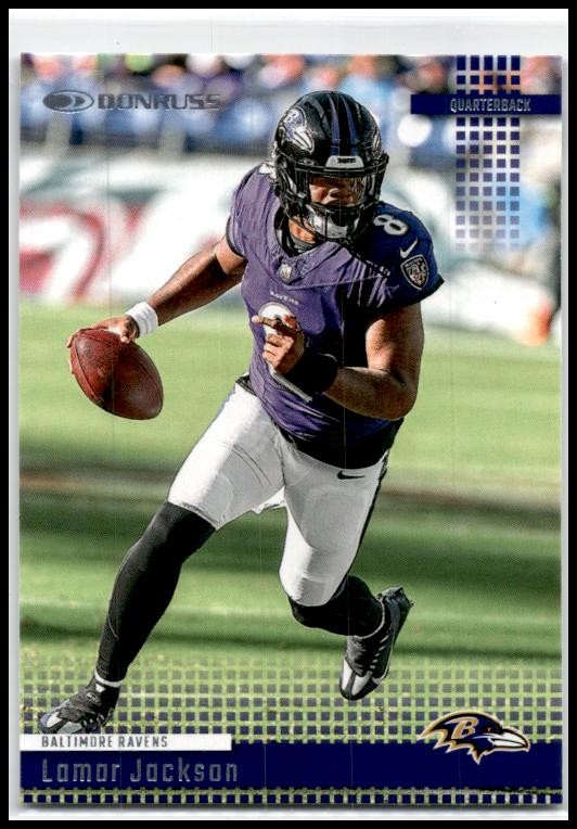2024 Donruss Retro 2004 #1 Lamar Jackson Baltimore Ravens