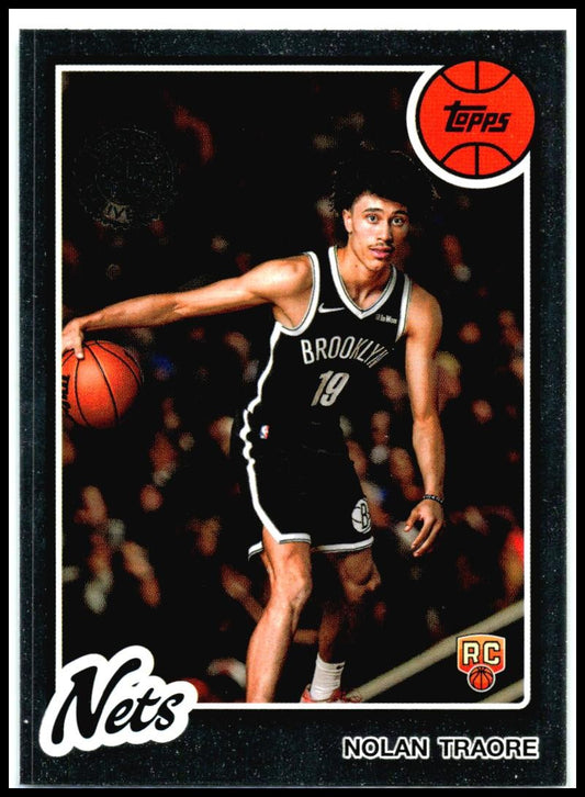 2025-26 Topps 1980-81 Topps Basketball #80BK-65 Nolan Traore Brooklyn Nets