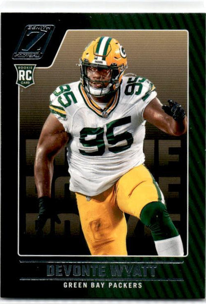 2022 Zenith Retail #157 Devonte Wyatt Rookie Green Bay Packers