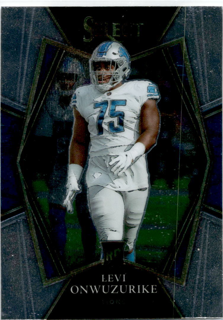 2021 Panini Select #190 Levi Onwuzurike Rookie Detroit Lions