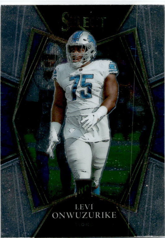 2021 Panini Select #190 Levi Onwuzurike Rookie Detroit Lions