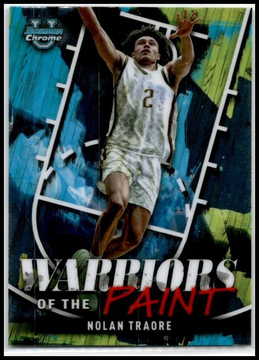 2024-25 Bowman University Chrome Warriors in the Paint #WP-22 Nolan Traore