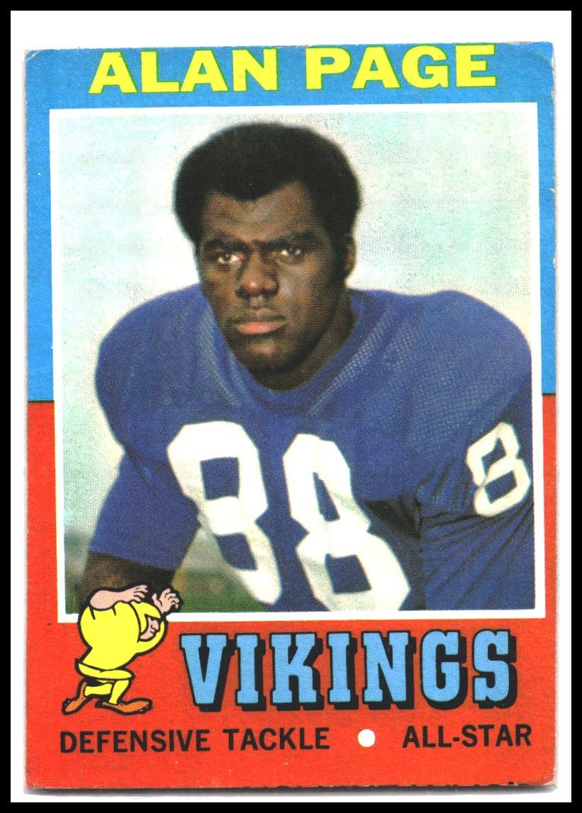 Alan Page #71 1971 Topps