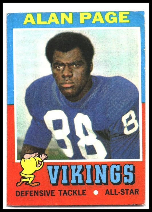 Alan Page #71 1971 Topps