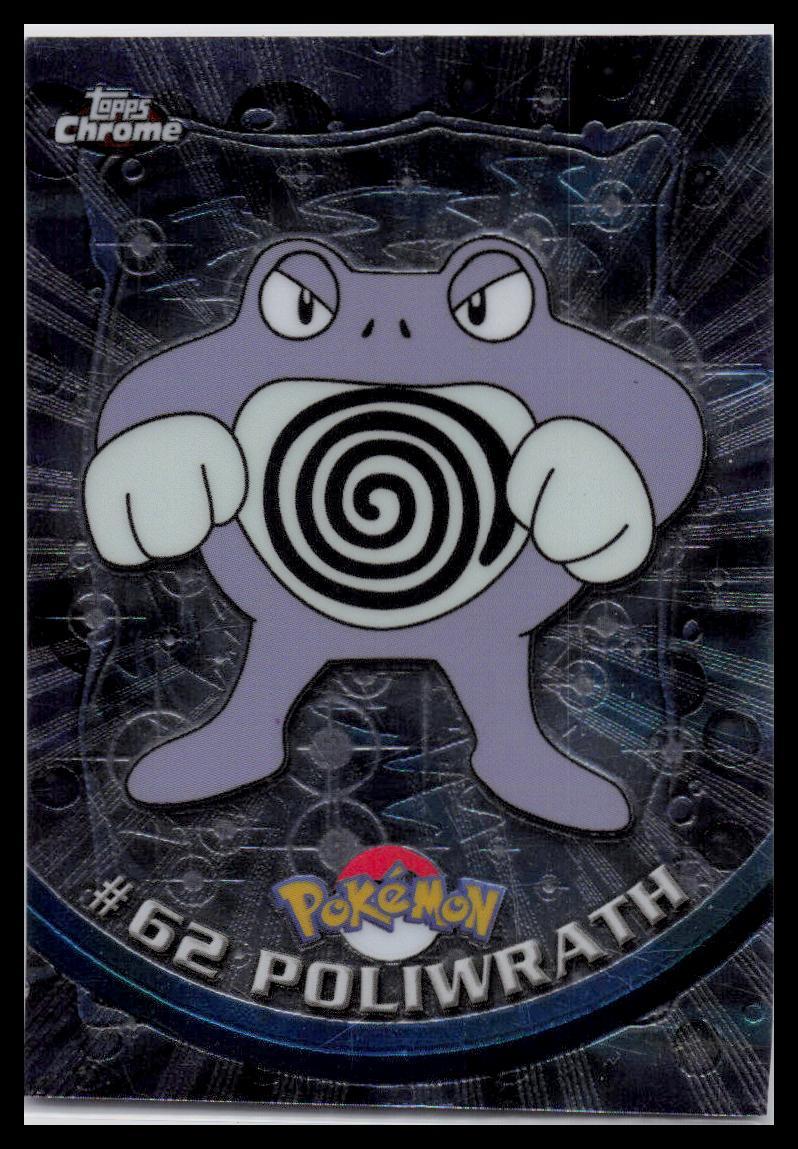 1999 Topps Pokemon TV Animation Edition Series 1 #62 Poliwrath