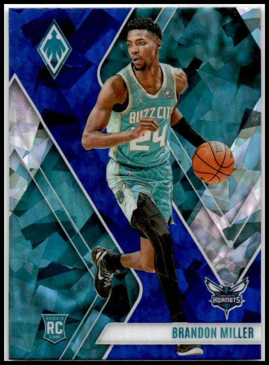 2023-24 Panini Phoenix Phoenix Blue Ice #273 Brandon Miller Rookie Hornets