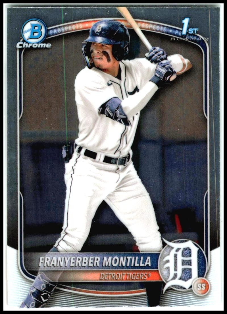 2025 Bowman Chrome Prospects #BCP-5 Franyerber Montilla Detroit Tigers