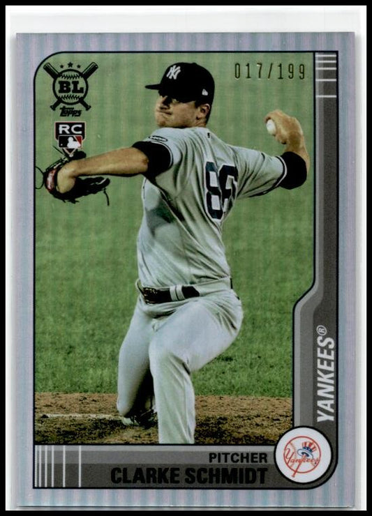2021 Topps Big League Rainbow Foil #88 Clarke Schmidt Rookie Yankees