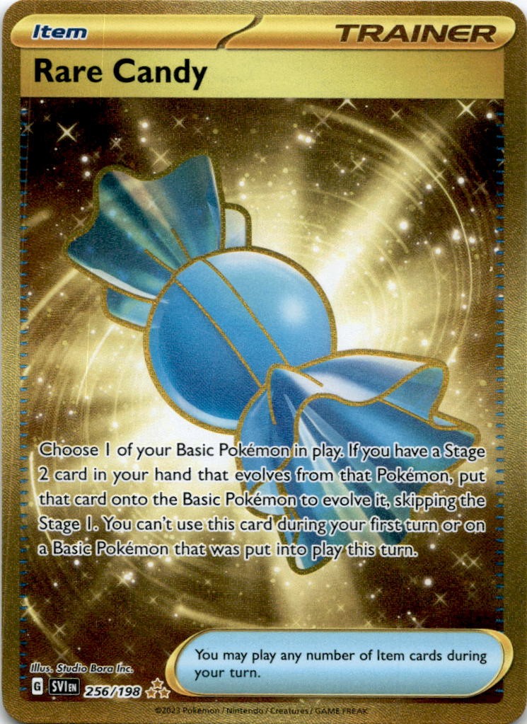 Pokemon Card Rare Candy 256/198 Secret Rare Scarlet & Violet