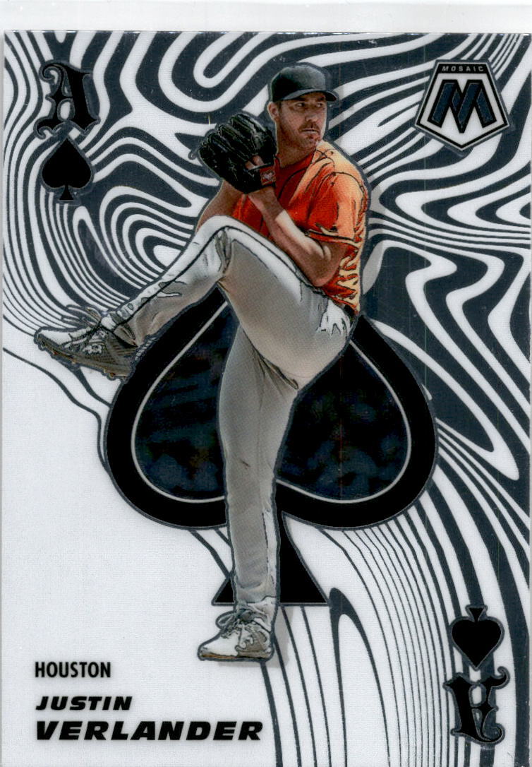 2021 Panini Mosaic Aces #ACE7 Justin Verlander Houston Astros