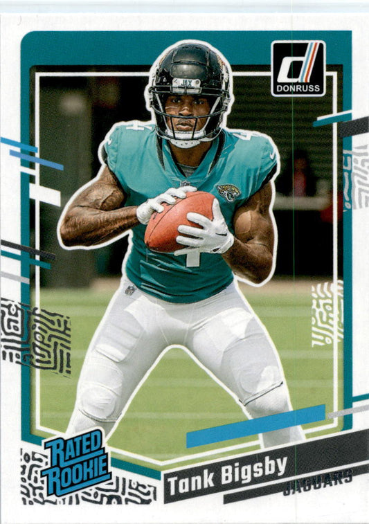 2023 Donruss Rated Rookie #348 Tank Bigsby RC Jacksonville Jaguars