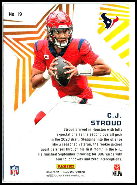 2023 Panini Illusions Shining Stars #19 C.J. Stroud Houston Texans