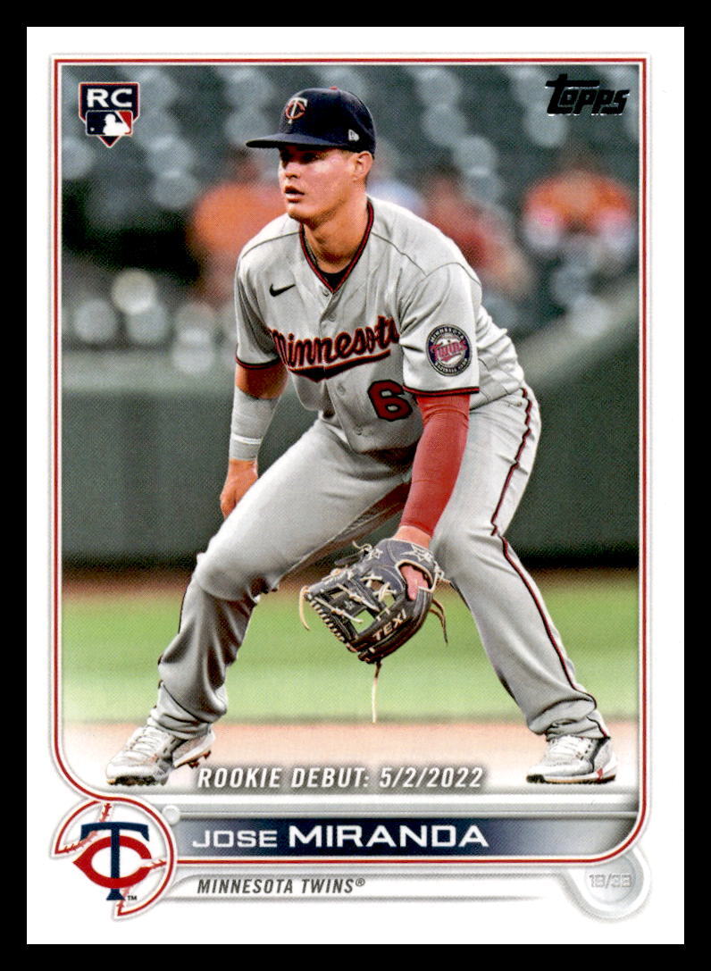 2022 Topps Update #US5 Jose Miranda