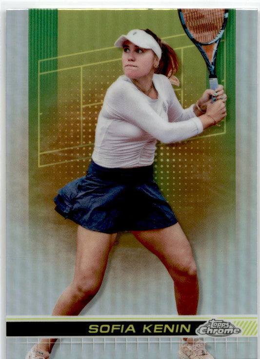# # 2024 Topps Chrome Tennis Refractor 91 Sofia Kenin