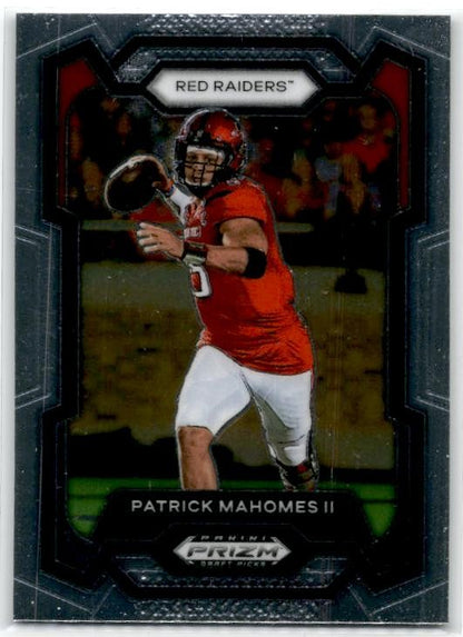 2024 Panini Prizm Draft Picks #61 Patrick Mahomes II Texas Tech Red Raiders