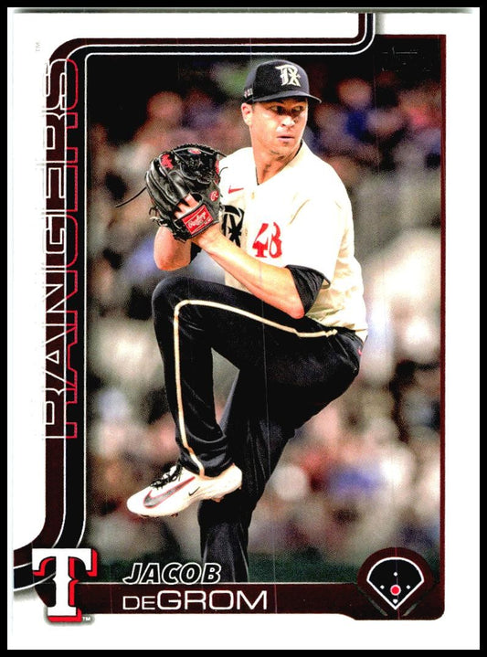 2025 Topps #208 Jacob deGrom Texas Rangers