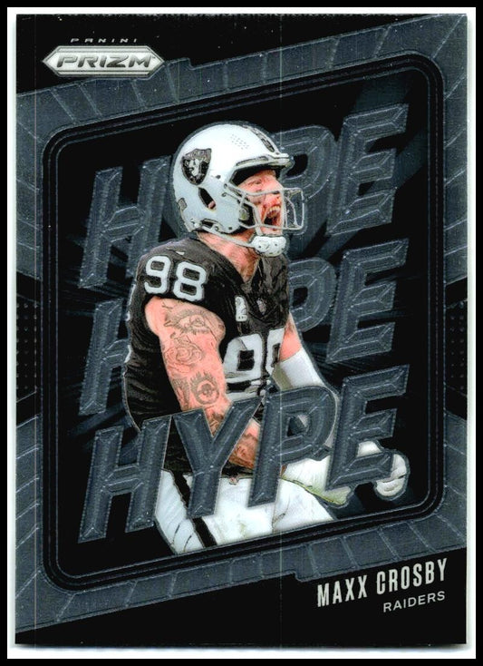 2024 Panini Prizm Hype #9 Maxx Crosby Las Vegas Raiders