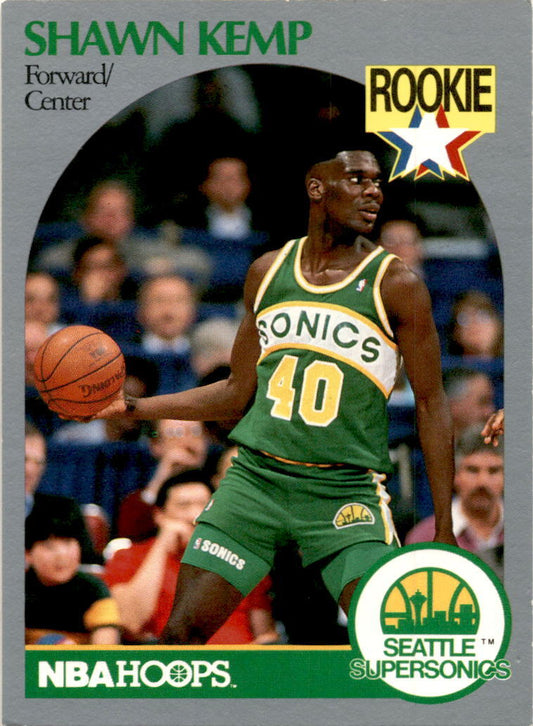 1991 Hoops 100 Superstars #92 Shawn Kemp