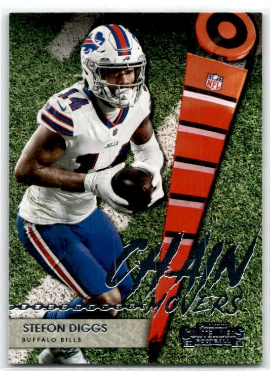 2021 Panini Contenders Chain Movers #CM-SDI Stefon Diggs Buffalo Bills