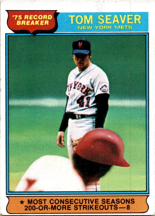 1976 Topps #5 Tom Seaver New York Mets
