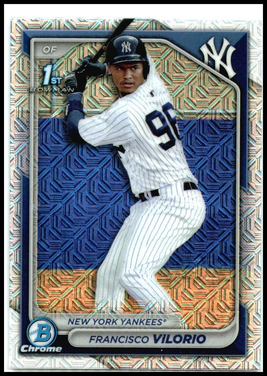 2024 Bowman Chrome Prospects Mojo Refractors #BCP-169 Francisco Vilorio Yankees