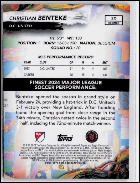 2024 Finest MLS #20 Christian Benteke