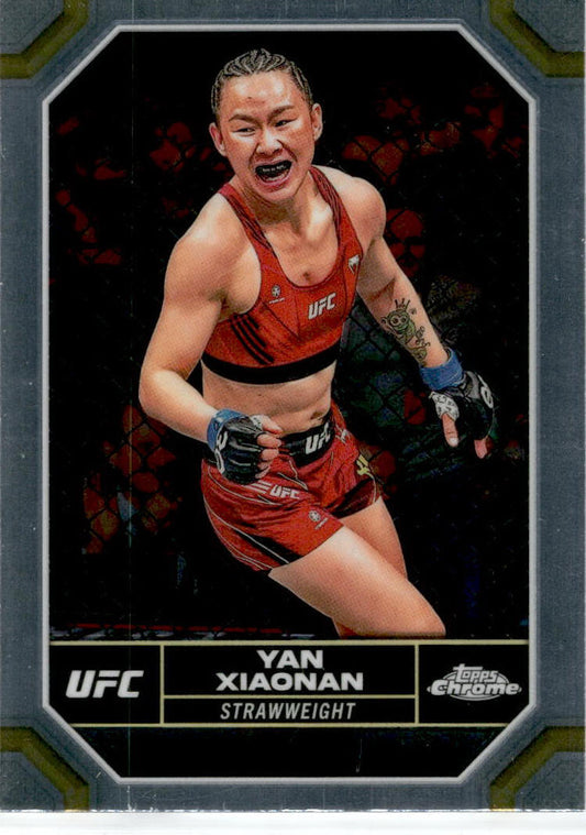 2024 Topps Chrome UFC #198 Yan Xiaonon