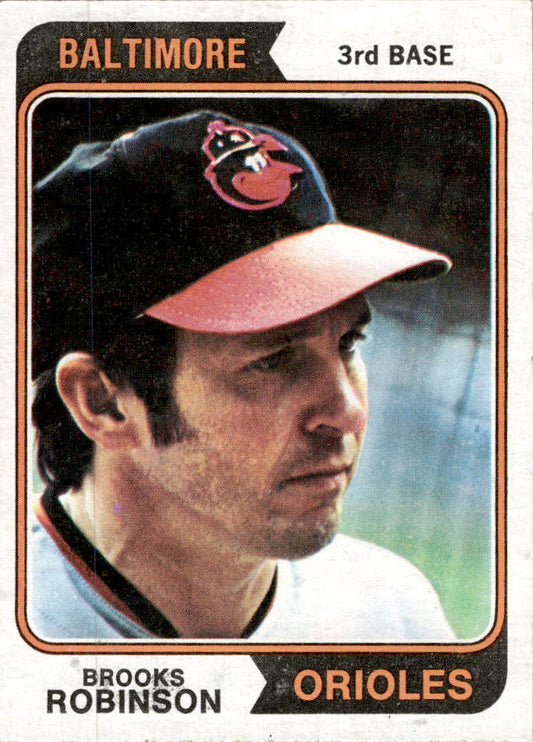 1974 Topps #160 Brooks Robinson Baltimore Orioles