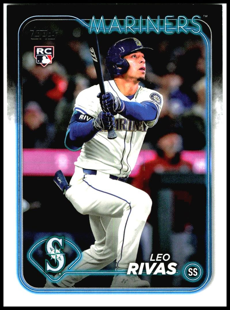 2024 Topps Update #US279 Leo Rivas Rookie Seattle Mariners