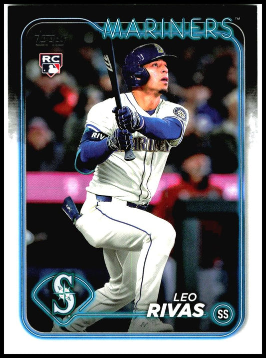 2024 Topps Update #US279 Leo Rivas Rookie Seattle Mariners