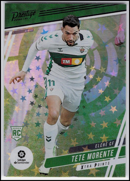 2020-21 Chronicles #8 Tete Morente Prestige La Liga Xtra Points Purple Astro
