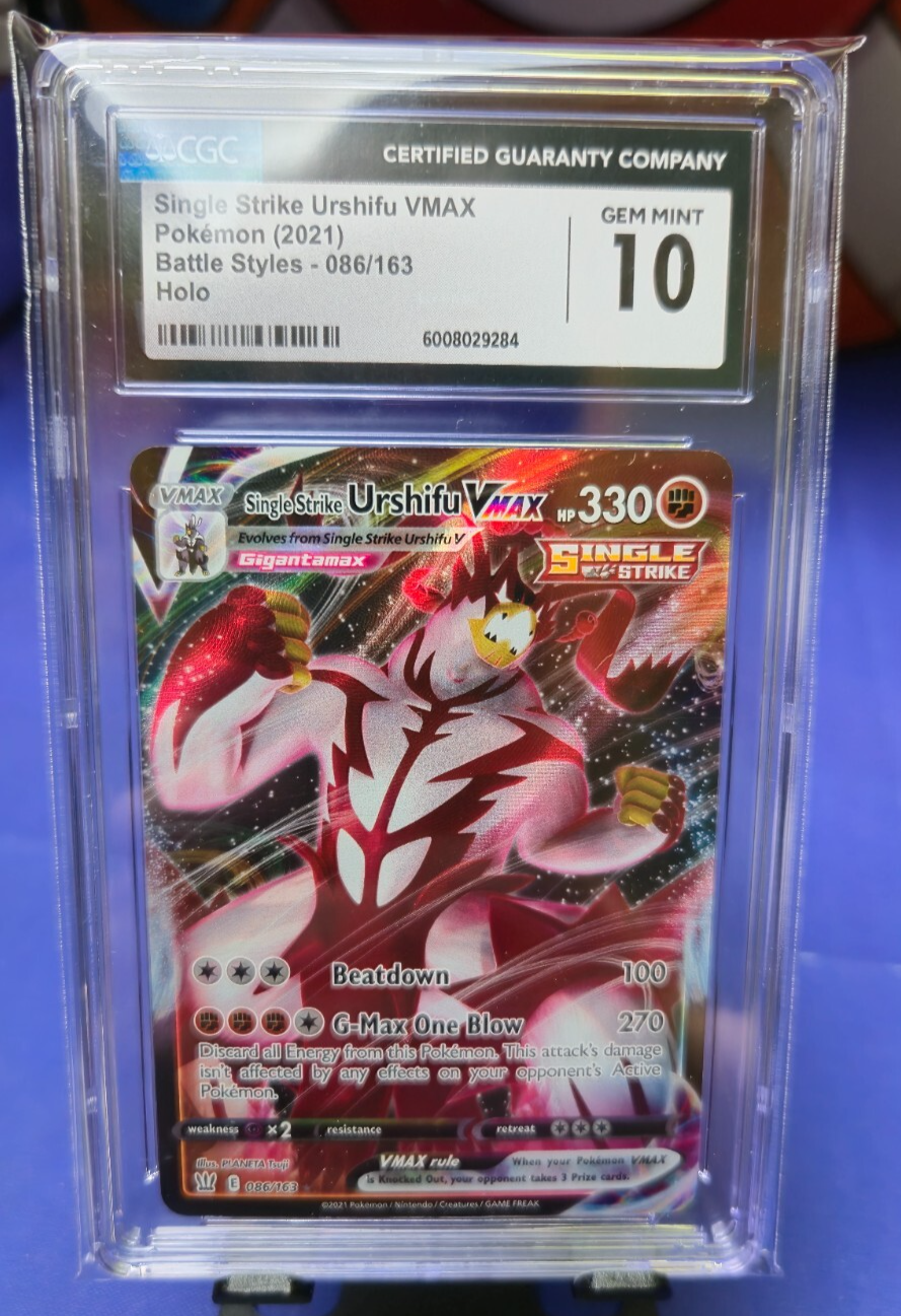 Battle Styles - Single Strike Urshifu VMax - CGC 10 - 086/163 (2021)