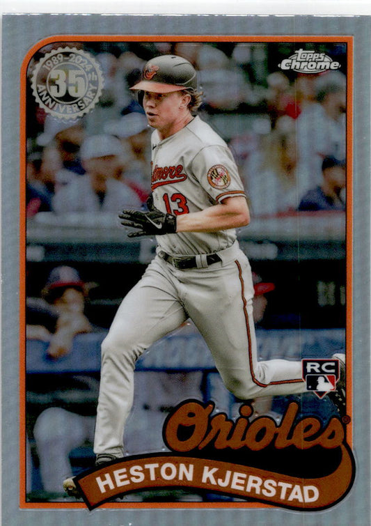 2024 Topps Chrome 1989 Topps Baseball #89CB-18 Heston Kjerstad
