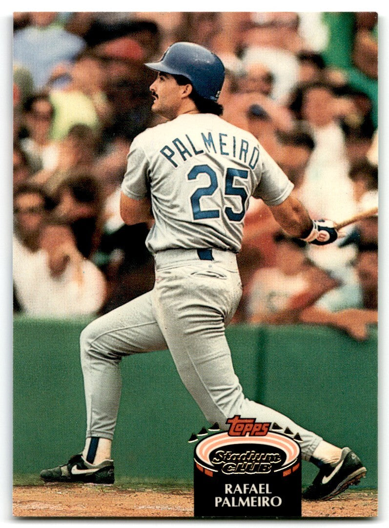 1992 Stadium Club Rafael Palmeiro Texas Rangers #516