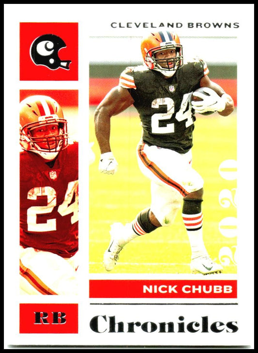 2020 Panini Chronicles Pink #23 Nick Chubb Cleveland Browns