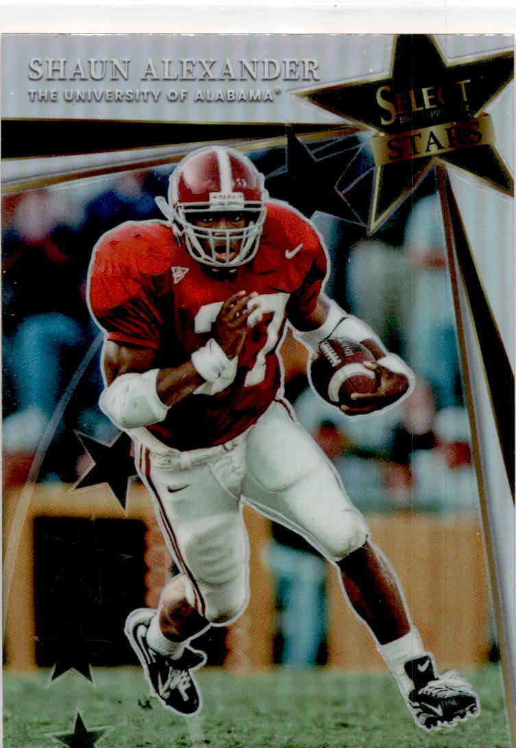 2022 Panini Select Draft Picks #SS-SA Shaun Alexander Alabama Crimson Tide