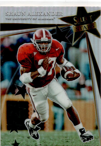 2022 Panini Select Draft Picks #SS-SA Shaun Alexander Alabama Crimson Tide