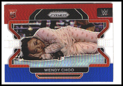 Wendy Choo #86 2022 Panini Prizm WWE Red, White and Blue Rookie RC