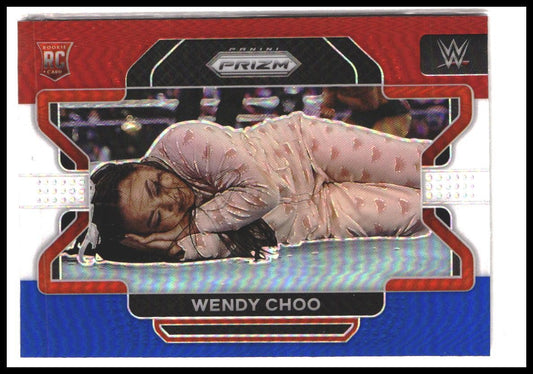 Wendy Choo #86 2022 Panini Prizm WWE Red, White and Blue Rookie RC