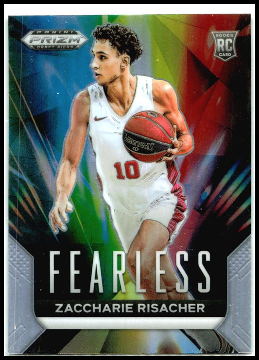 2024 Panini Prizm Draft Picks Fearless #11 Zaccharie Risacher