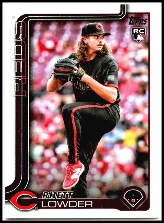 2025 Topps #205 Rhett Lowder Rookie Cincinnati Reds