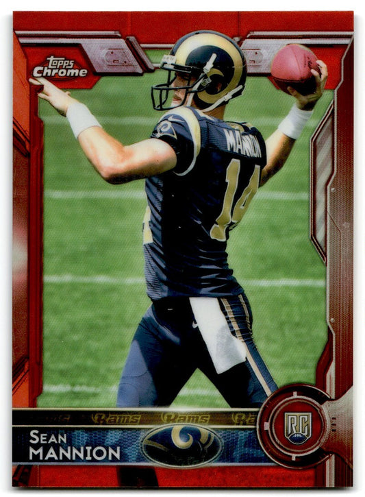 2015 Topps Chrome Sean Mannion Rookie St. Louis Rams #182