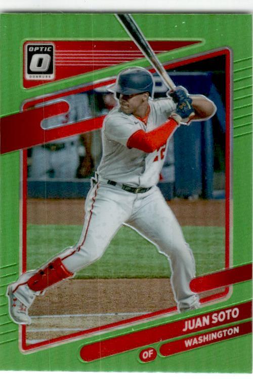2021 Donruss Optic Lime Green #191 Juan Soto