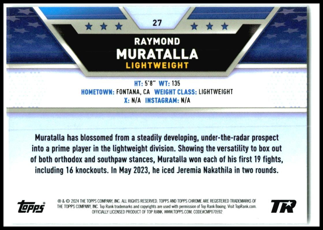 2024 Topps Chrome #27 Raymond Muratalla